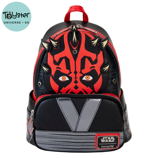 Loungefly Star Wars Phantom Menace 25TH Darth Maul Detachable Hood Cosplay Mini Backpack - Loungefly