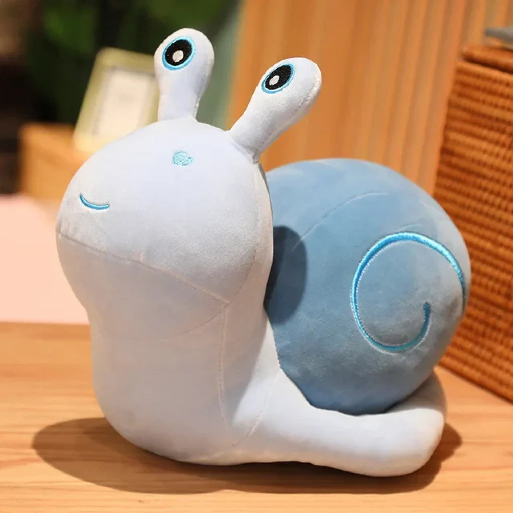 Lovely Snails Plush Toys - blue / 20cm