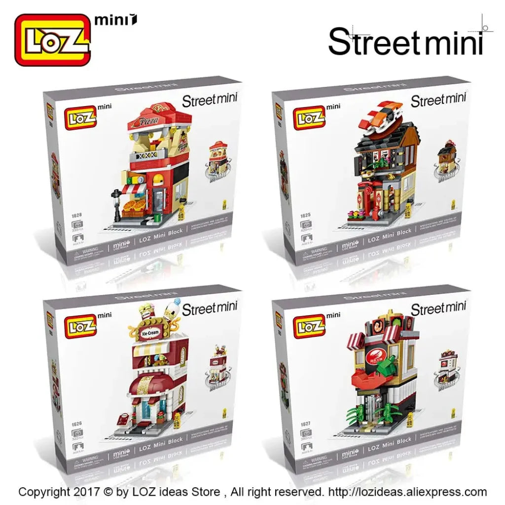 Loz Mini Blocks Building City Series Street