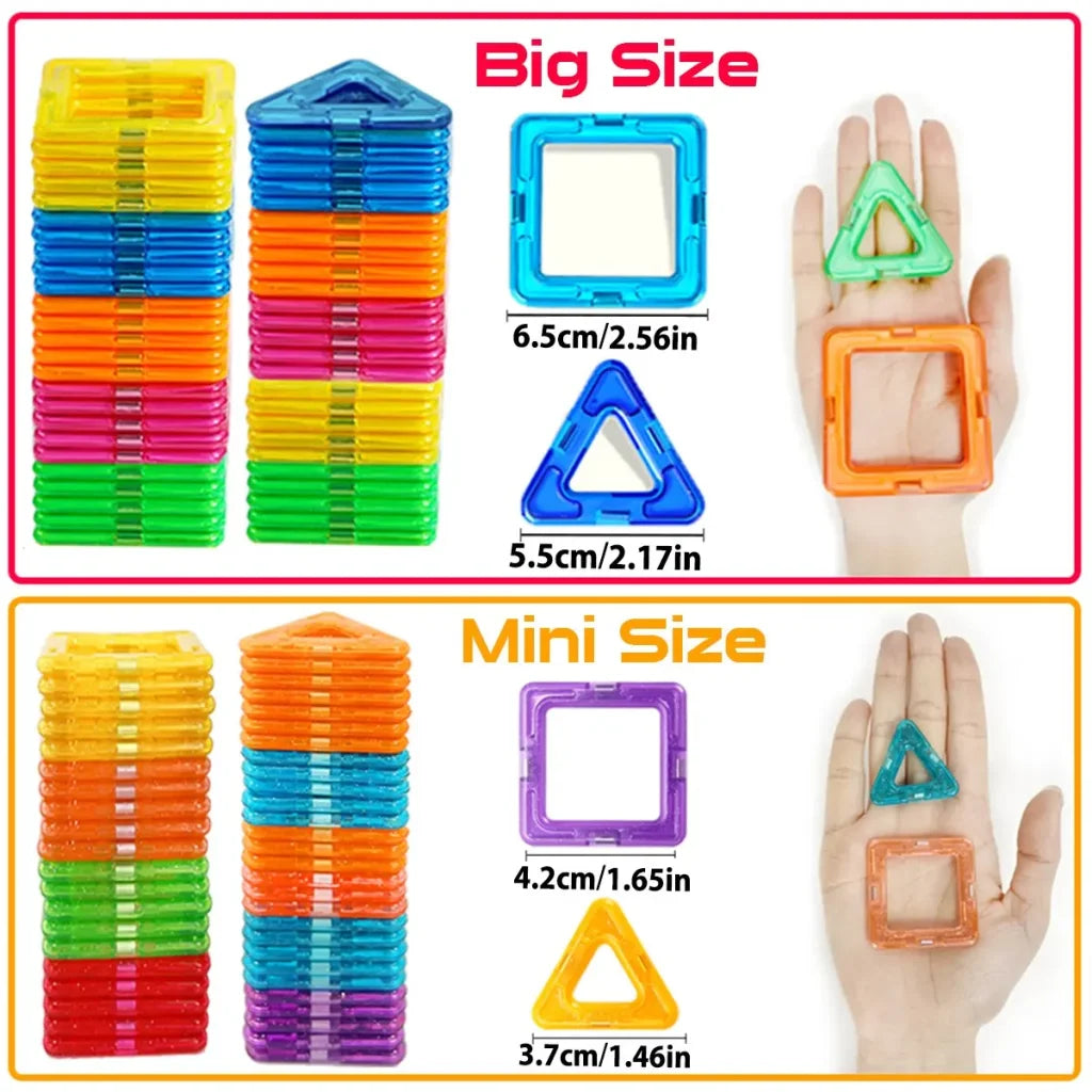 Magnetic Building Blocks Big And Mini Size
