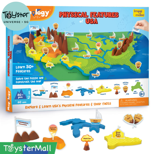 Mapology Physical Map - USA Puzzle - Mapology