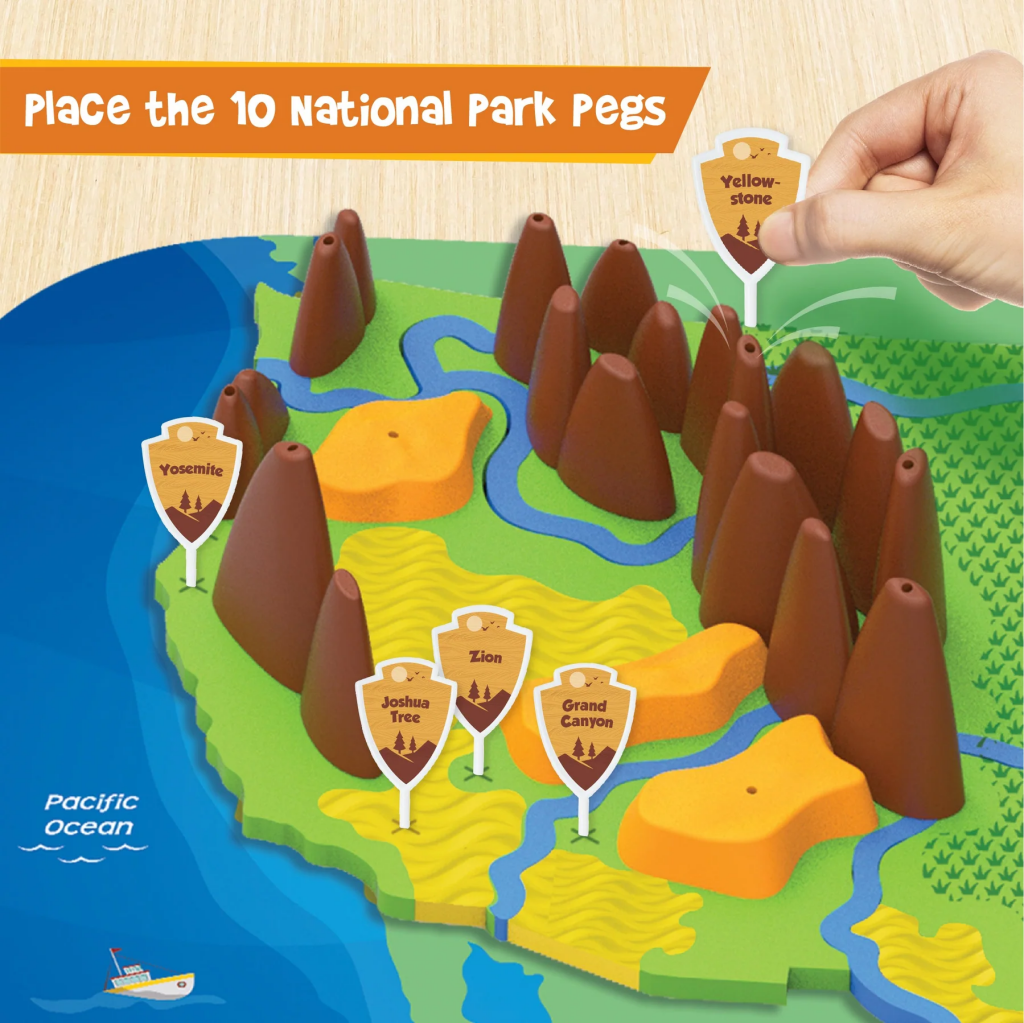 Mapology Physical Map - USA Puzzle - Mapology