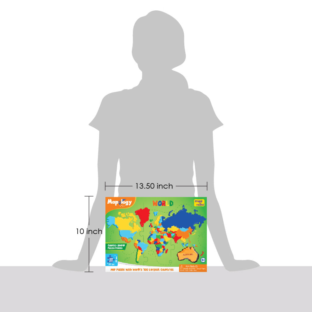 Mapology: World Jigsaw Puzzle - Mapology