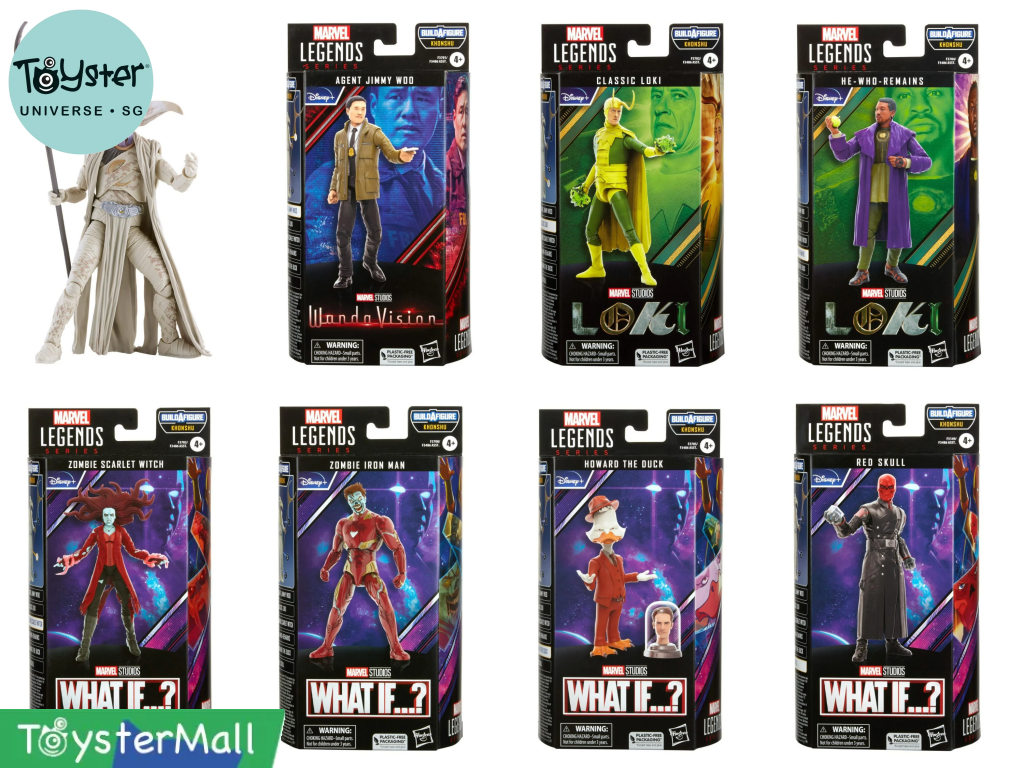 Marvel Legends Disney Plus Wave 4 Complete Set Of 7 (Khonshu Baf)
