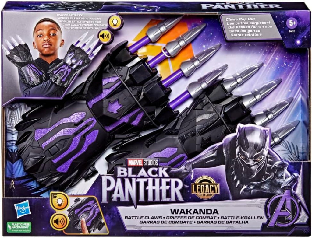 Marvel Studios’ Black Panther Legacy Wakanda Fx Battle Claws With Lights And Sounds