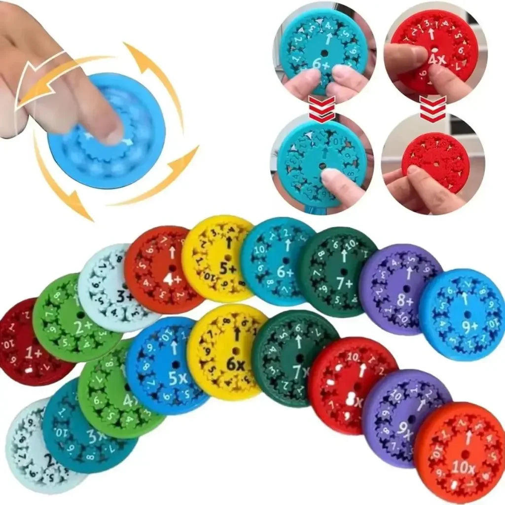 Math Game Fidget Spinners