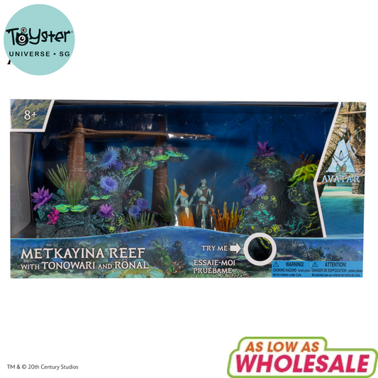 Mcfarlane Avatar Metkayina Reef With Tonowari And Ronal