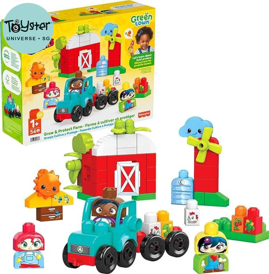 Mega Bloks Green Town Grow & Protect Farm Building Set