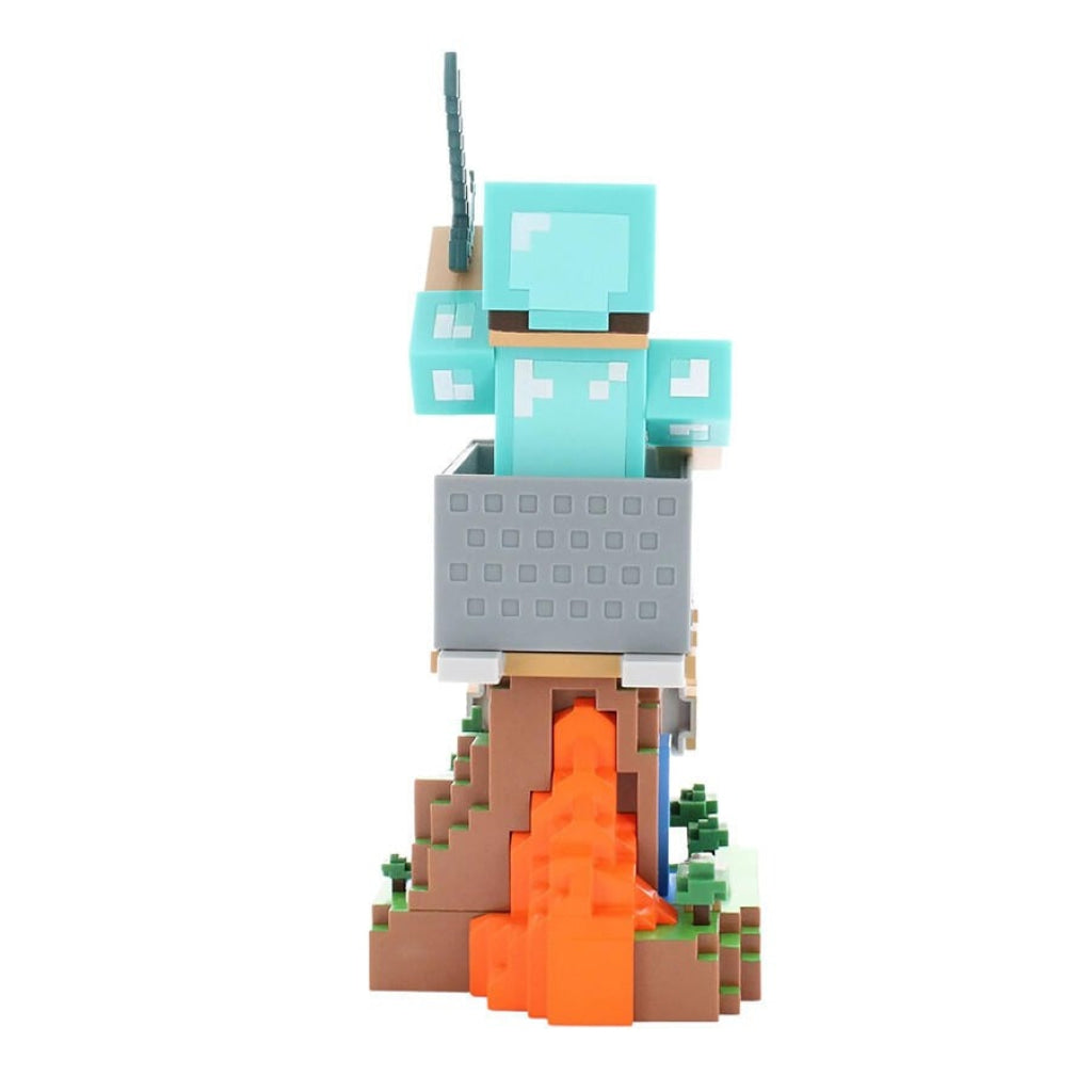 Minecraft: Steve in Diamond Armour Cable Guys Holder - Cable Guys
