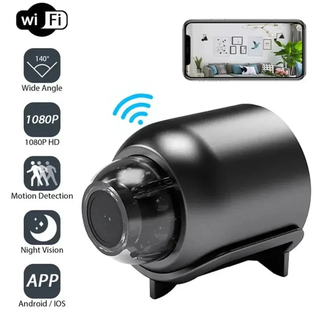 Mini Wifi Camera Baby Monitor Night Vision 1080P Hd