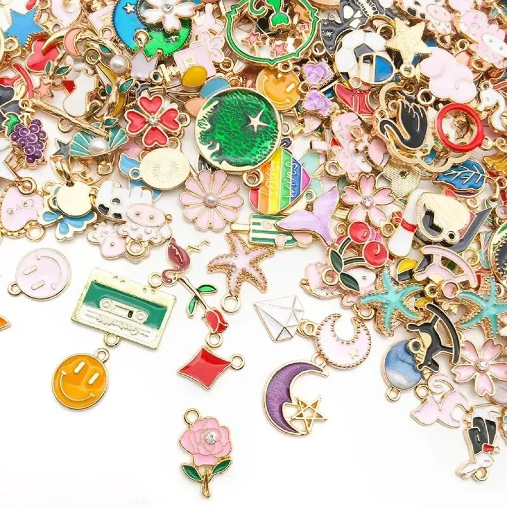 Mix Styles 20/30/50Pcs Jewelry Making Charms