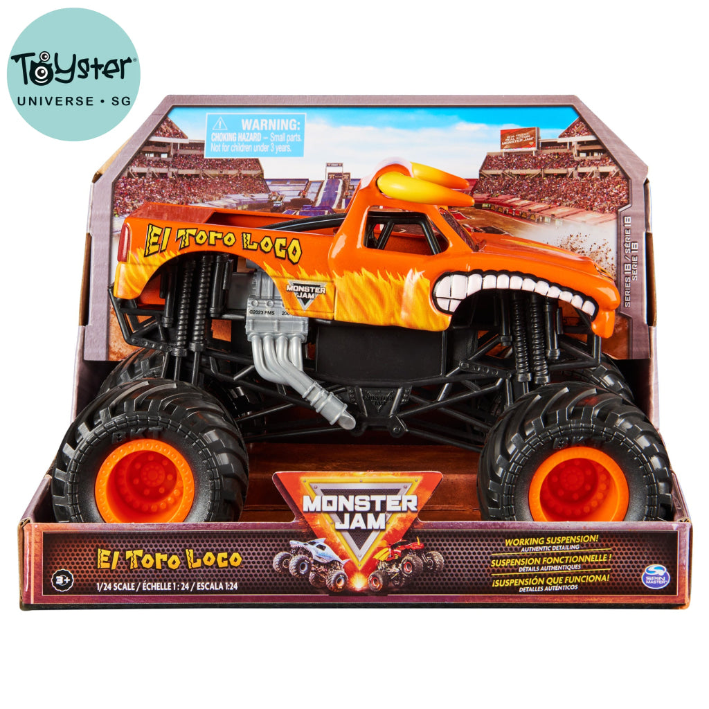 Monster Jam 1:24 Die-Cast Official El Toro Loco Truck