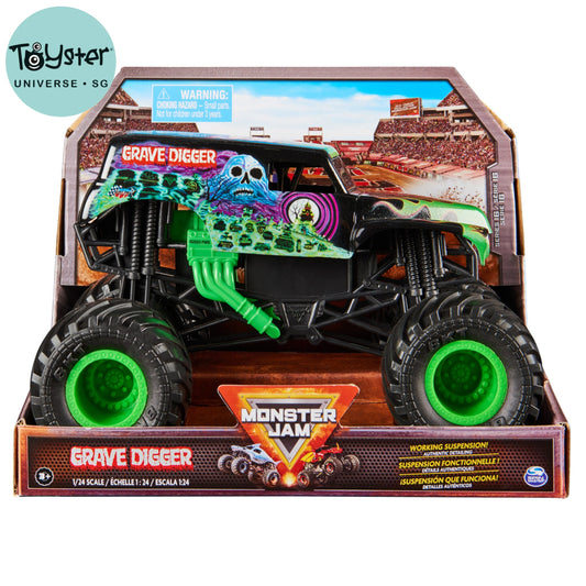Monster Jam 1:24 Die-Cast Official Grave Digger Truck