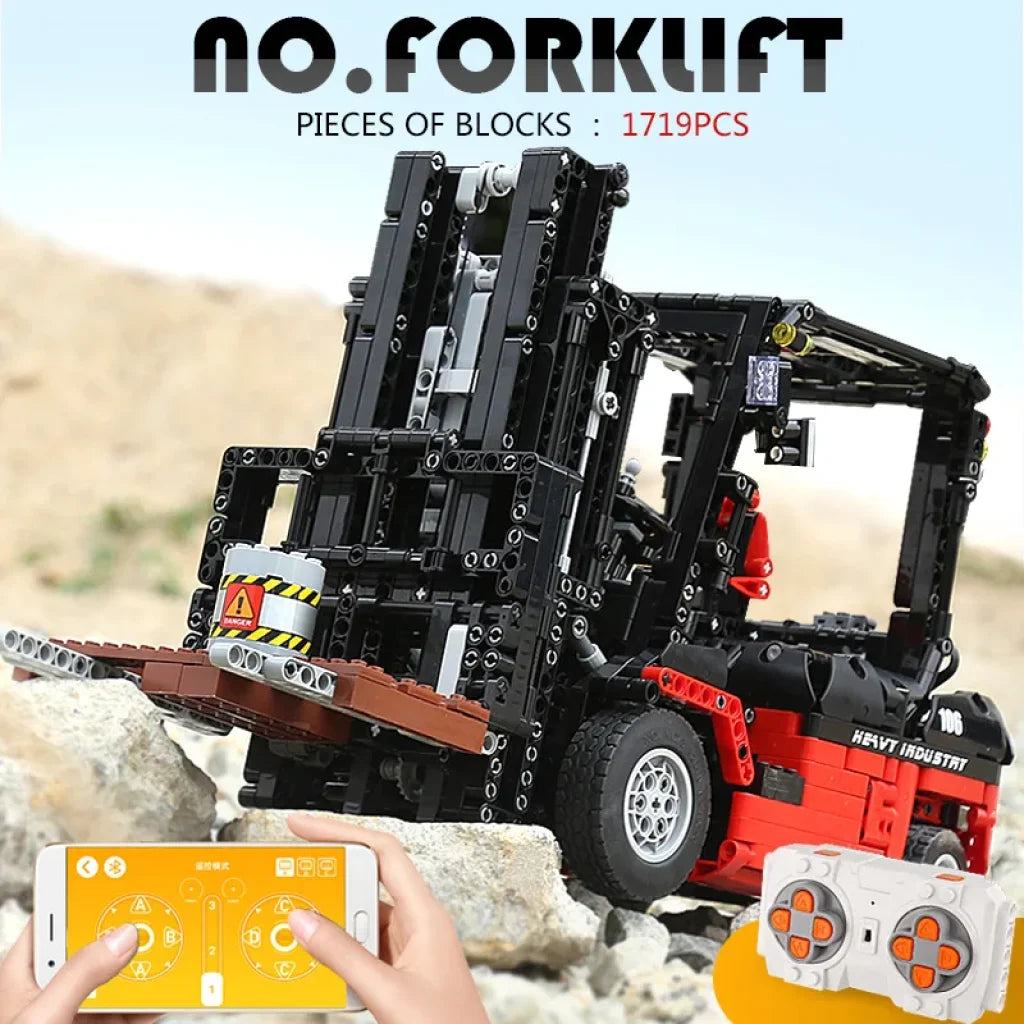 Mould King 13106 Rc Forklift Building Block Mould King
