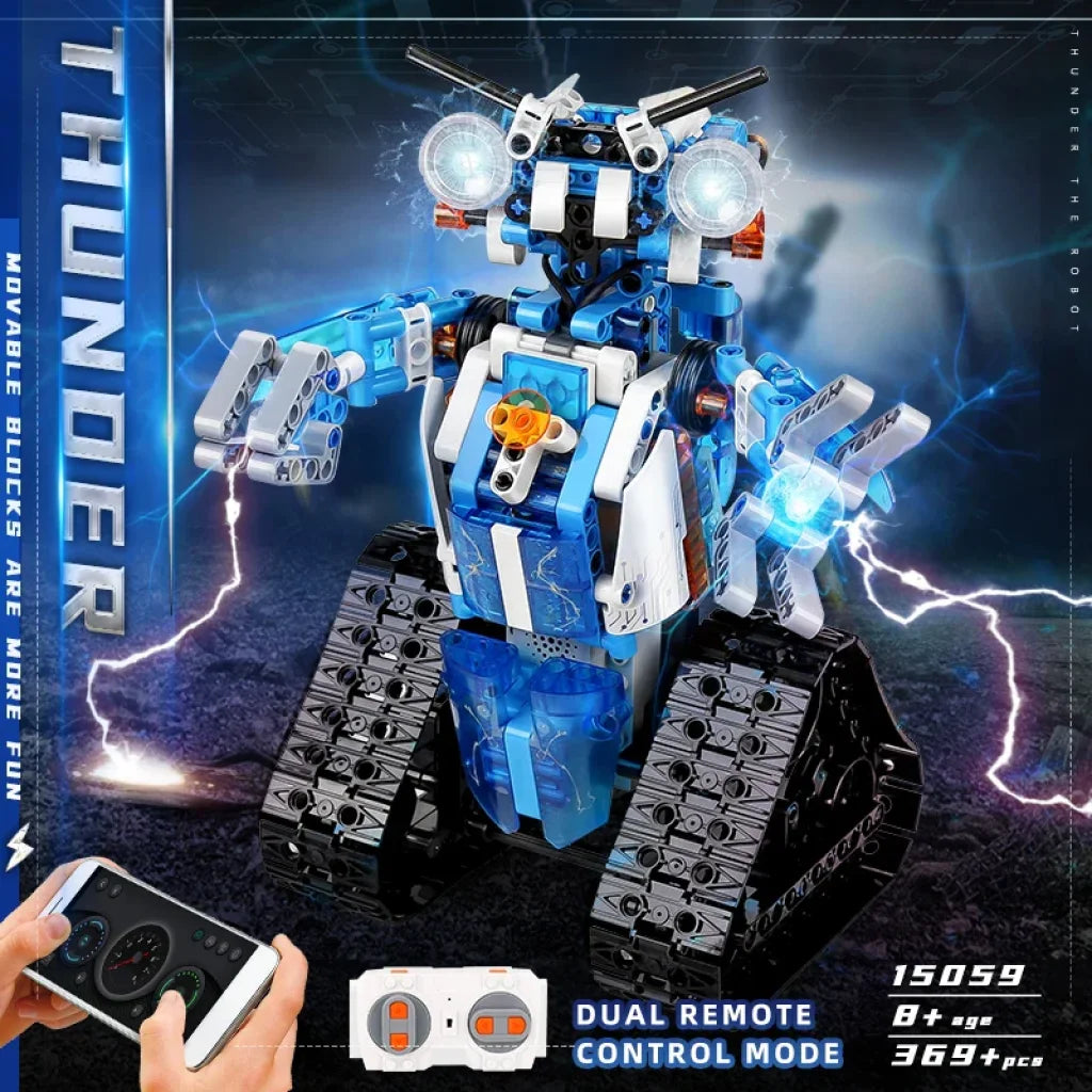 Mould King 15059 15078 Robot Toys The App&Rc Motorized With Led Part