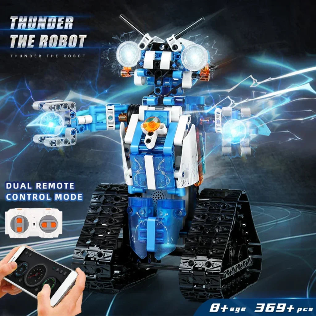 Mould King 15059 15078 Robot Toys The App&Rc Motorized With Led Part