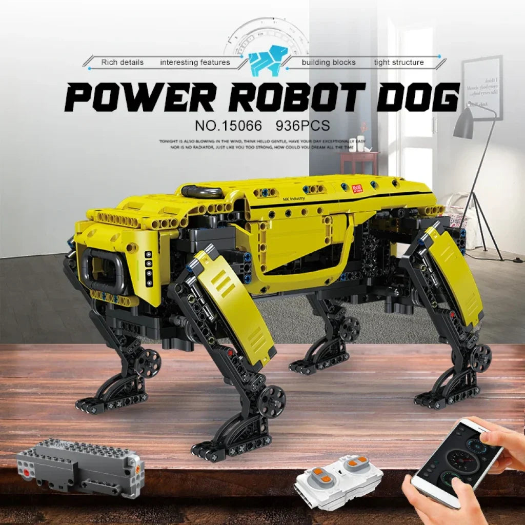Mould King 15066 Rc Motorized Boston Dynamics Big Dog Model Alphadog