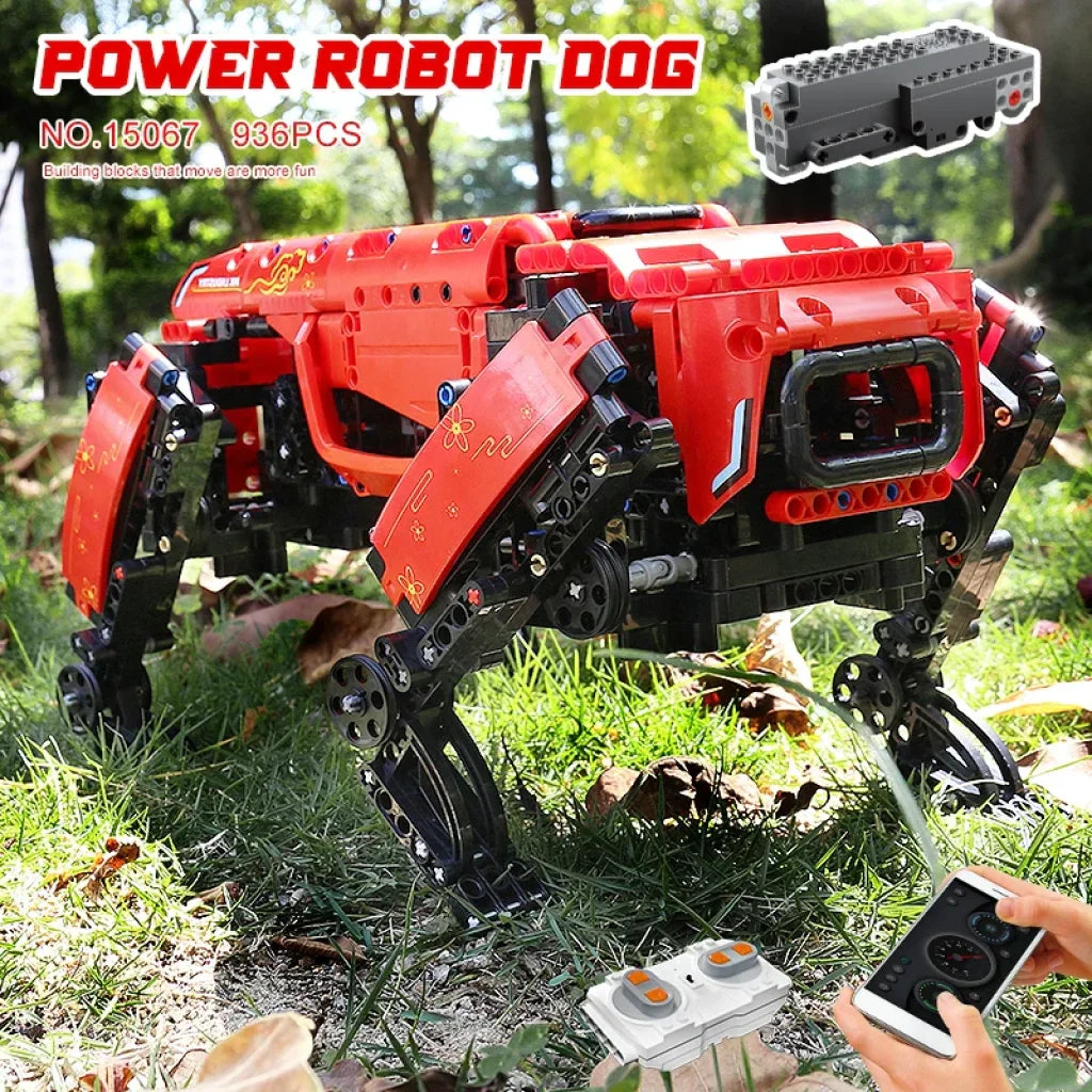 Mould King 15066 Rc Motorized Boston Dynamics Big Dog Model Alphadog