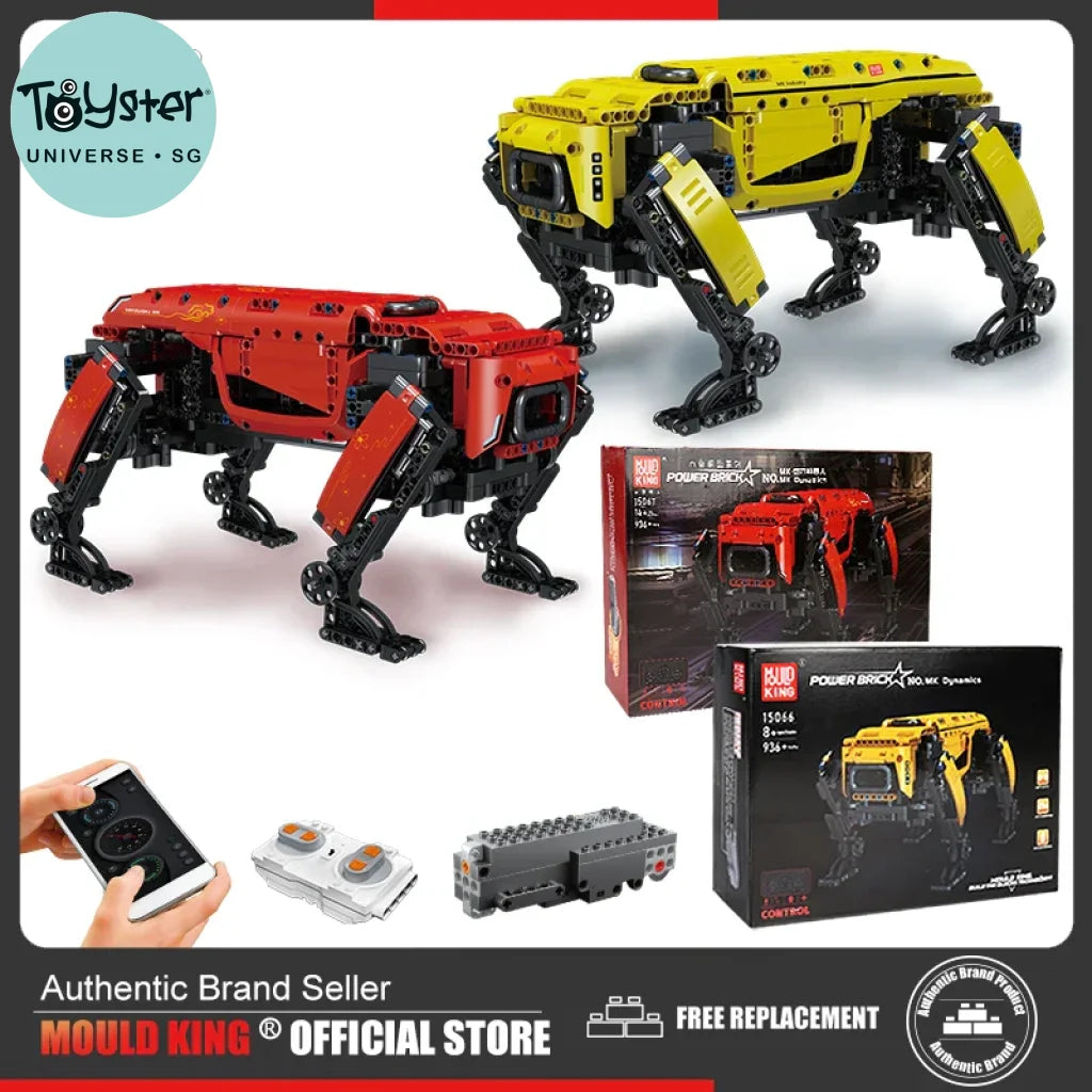 Mould King 15066 Rc Motorized Boston Dynamics Big Dog Model Alphadog