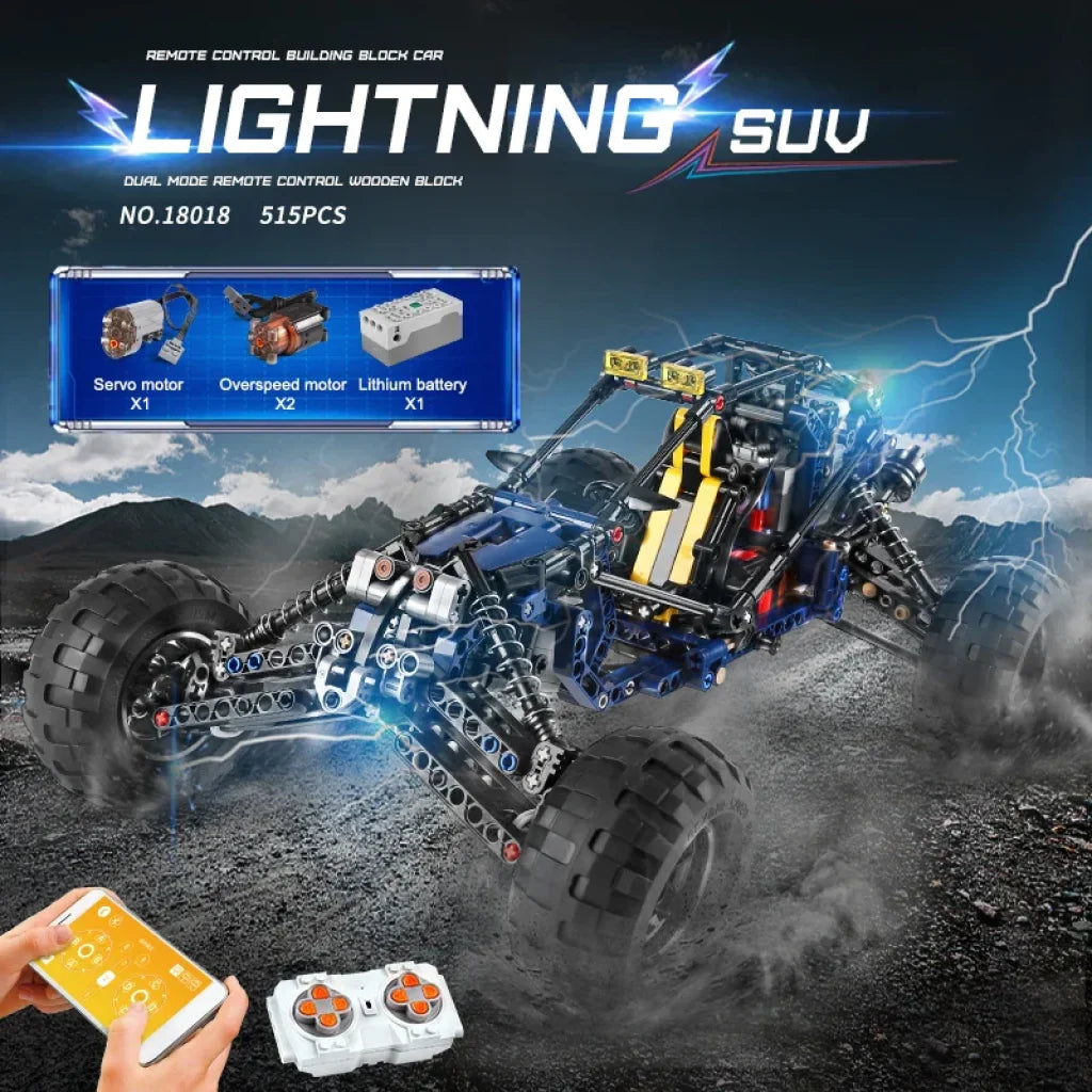 Mould King 18018 Technical Climbing Car The Moc-3028 Lightning App Remote Control
