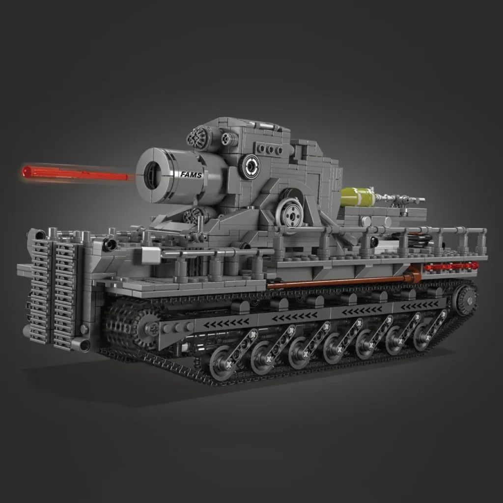 Mould King 20028 Military Tank Remote Control Karl Mortar Model Mould King
