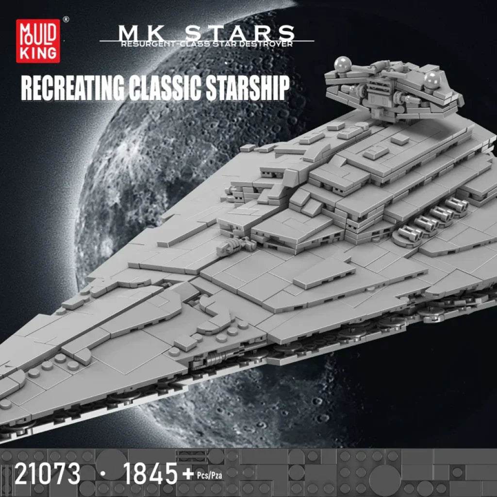 Mould King 21073 Star Plan Imperial Ship Model Mould King