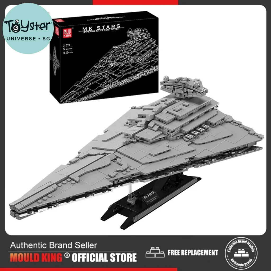 Mould King 21073 Star Plan Imperial Ship Model Mould King