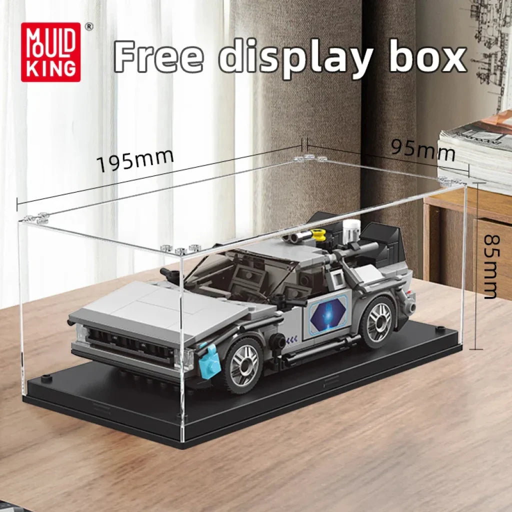 Mould King Racing Airship Car With Display Case Building Blocks