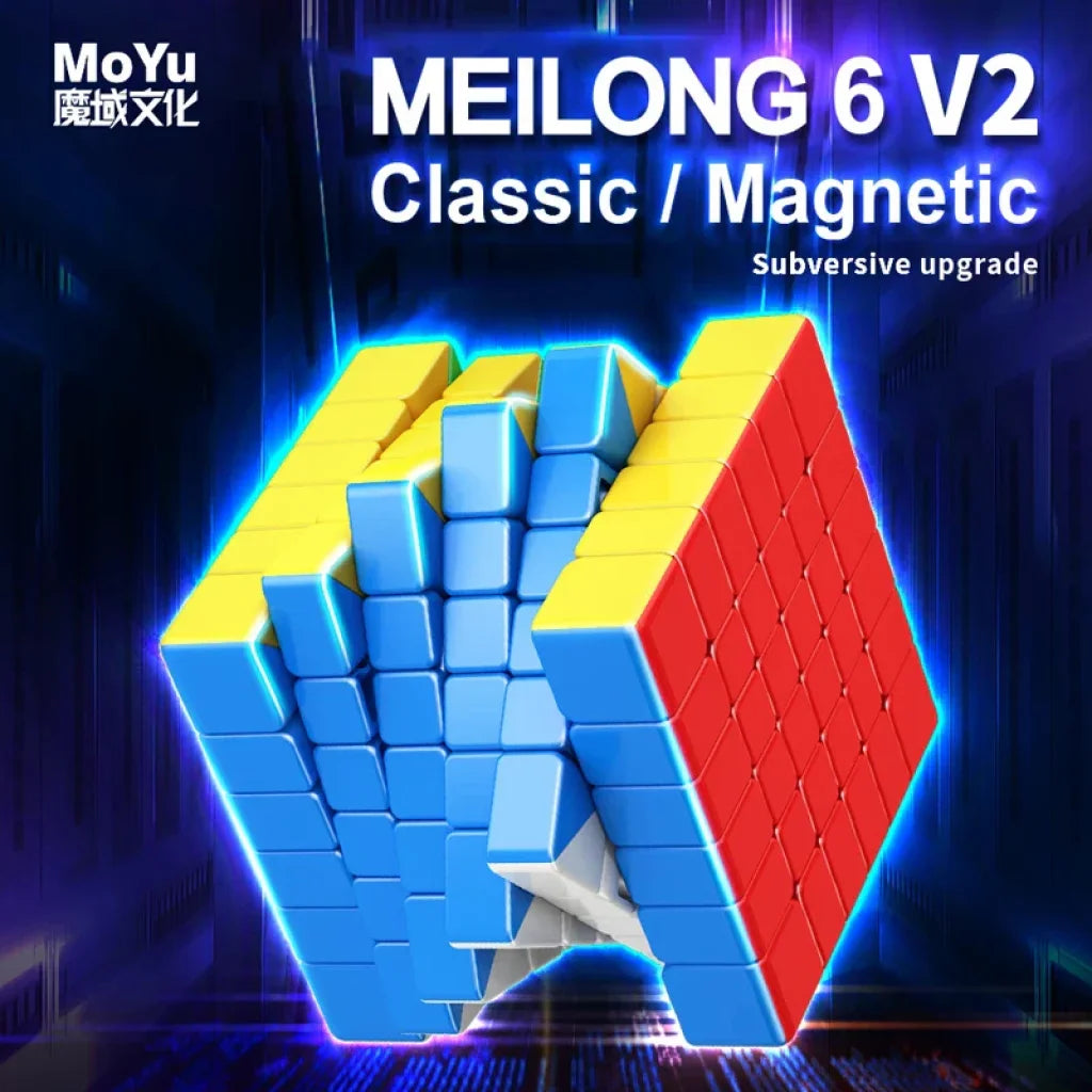Moyu Meilong 6M V2 Magnetic Magic Cube 6X6X6 Professional Speed Puzzle 6X6 Moyu