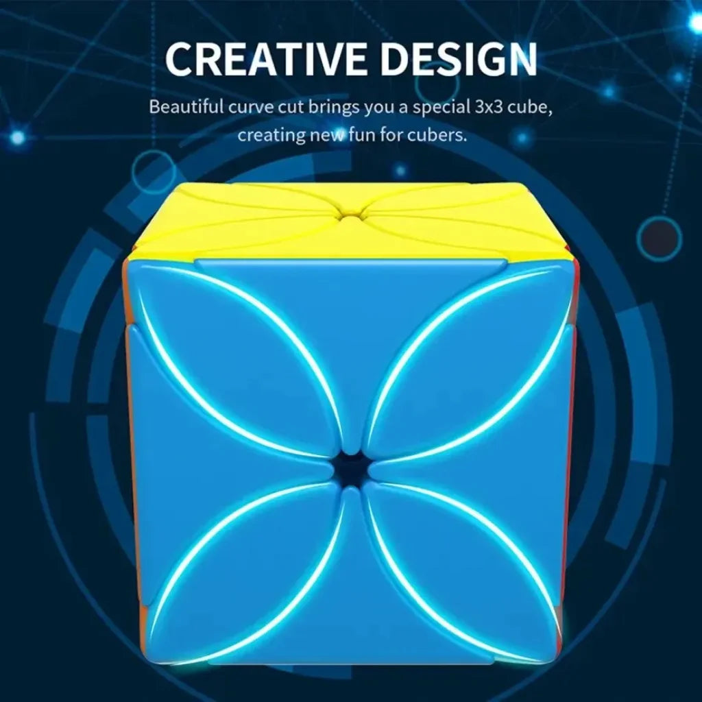 Moyu Meilong Clover Magic Speed Cube Stickerless Professional Moyu