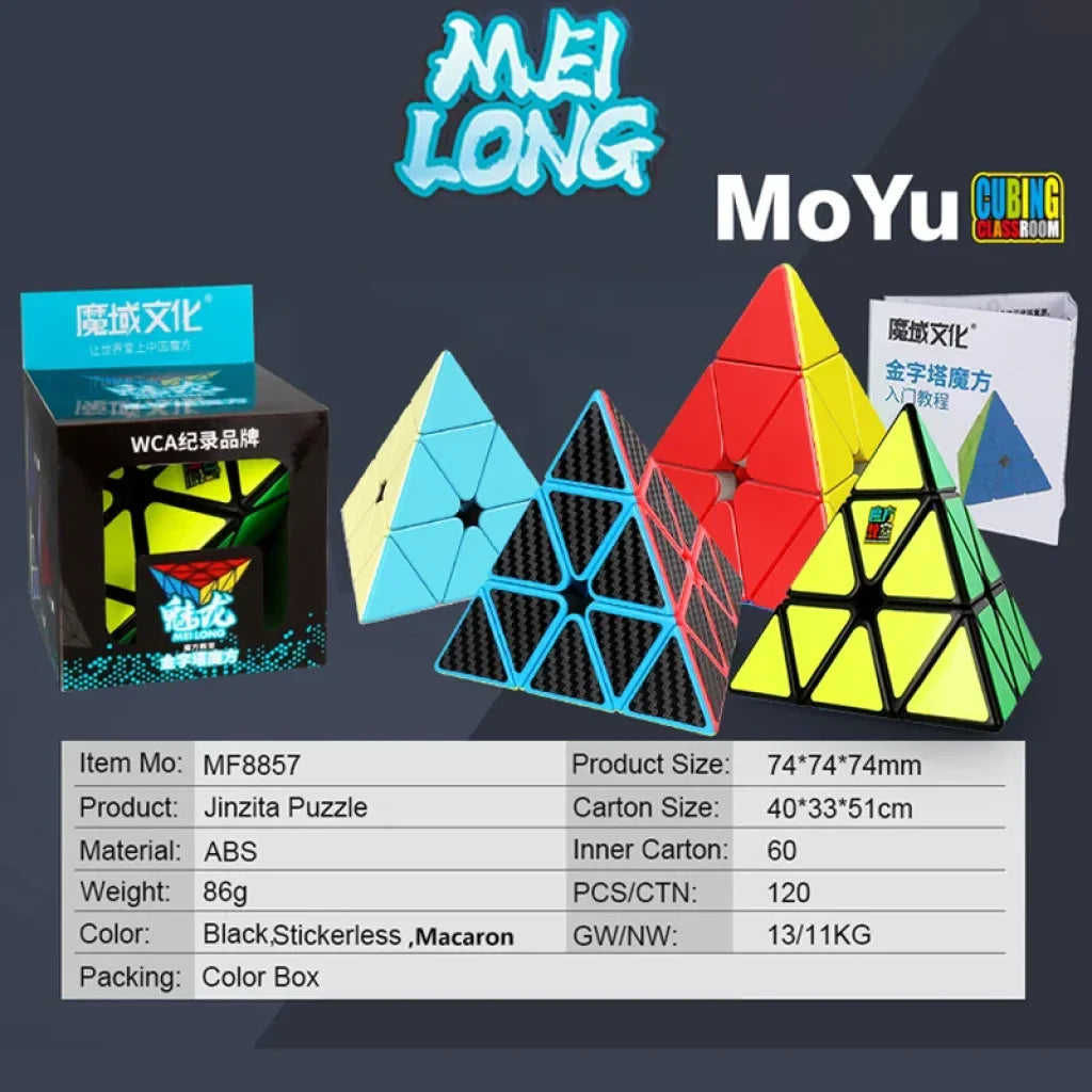 Moyu Mleilong 3X3 2X2 Pyramid Magic Cube
