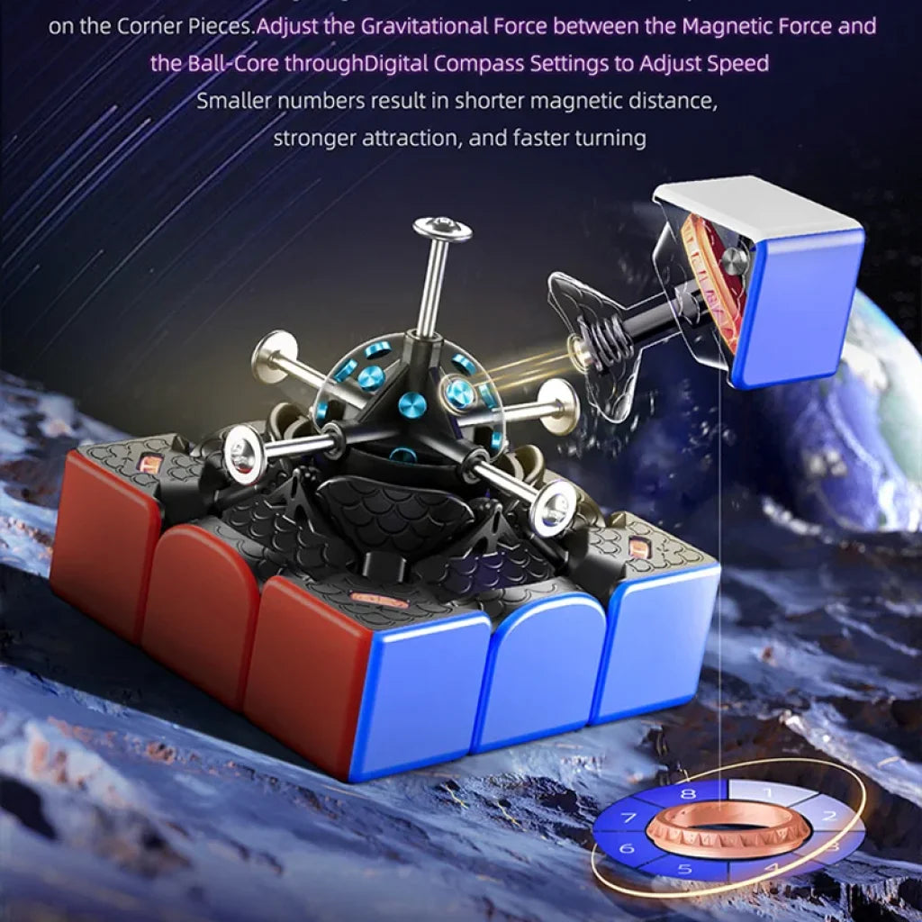 Moyu Super Weilong Magnetic / Maglev Ball Core Magic Cube Uv