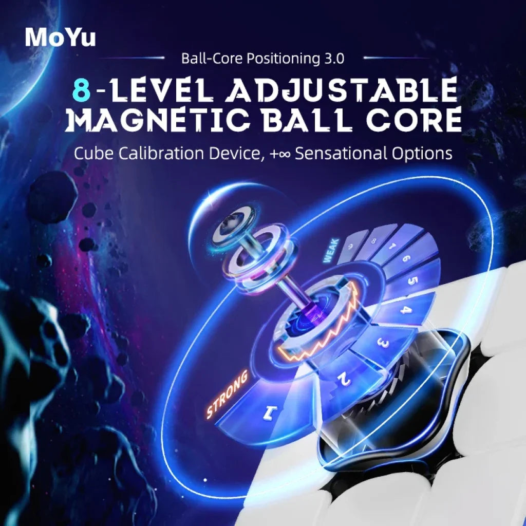 Moyu Super Weilong Magnetic / Maglev Ball Core Magic Cube Uv
