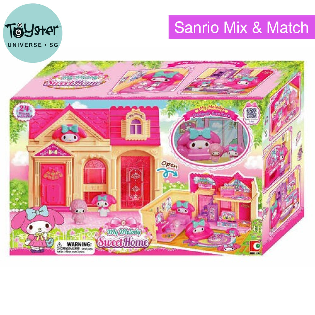 My Melody Sweet Home Hello Kitty
