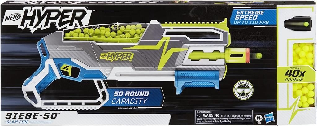 Nerf Hyper Siege-50 Pump-Action Blaster Nerf