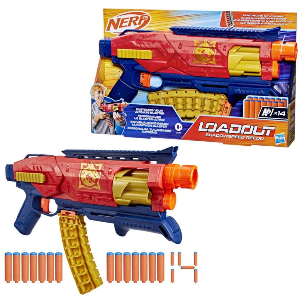 NERF Loadout Shadowspeed Recon Blaster - Nerf