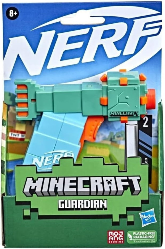 NERF MicroShots Minecraft Guardian Mini Blaster - Nerf