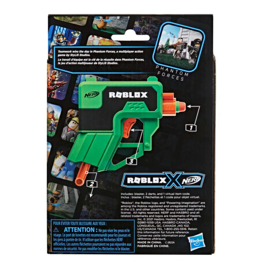 Nerf Roblox Phantom Forces: Boxy Buster Dart Blaster Nerf