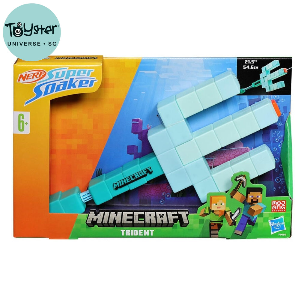 NERF Super Soaker Minecraft Trident - Nerf