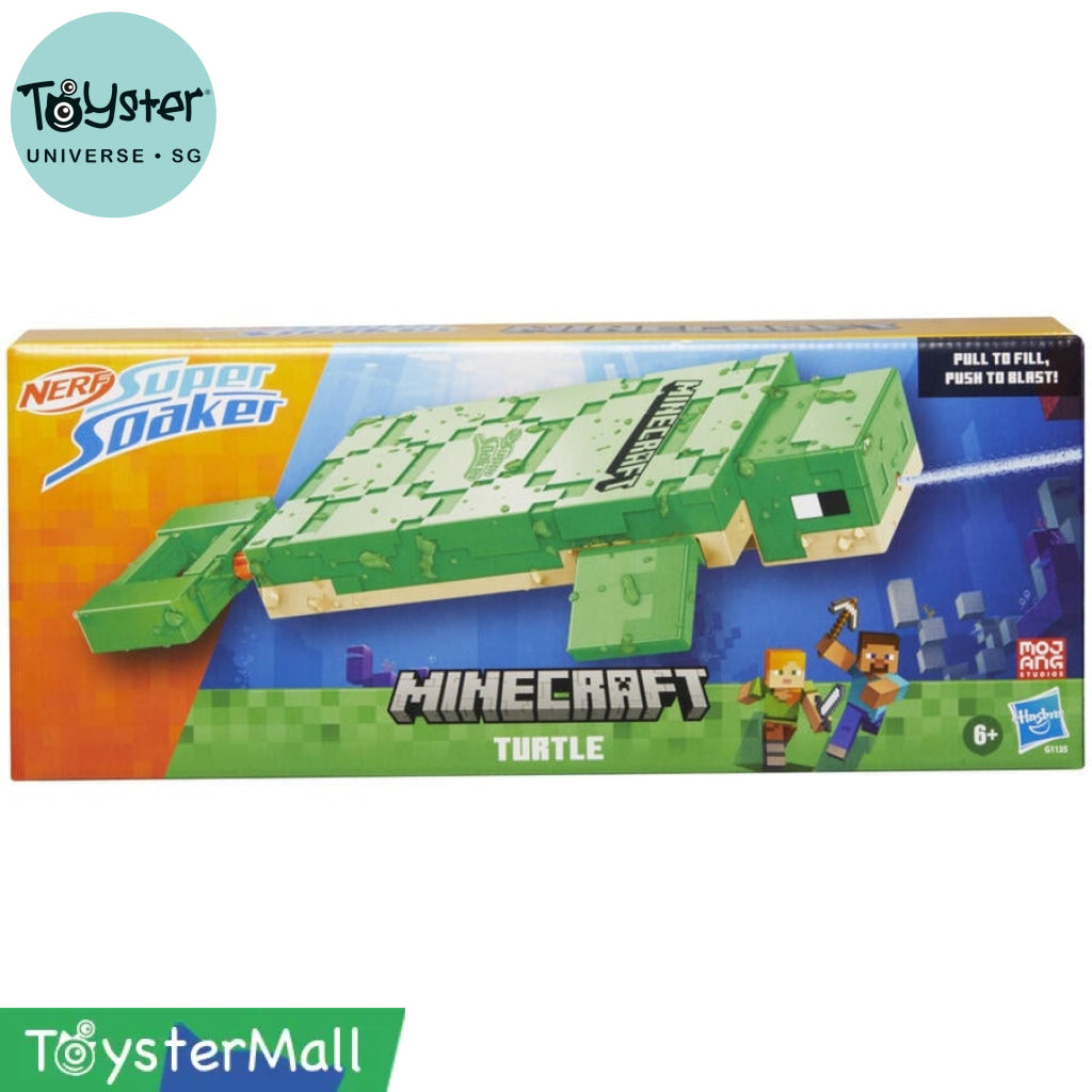NERF Super Soaker Minecraft Turtle Water Blaster - Nerf