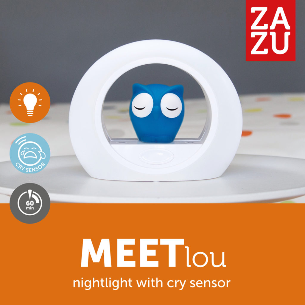 Nightlight with Cry Sensor - Lou the Owl - Nightlight