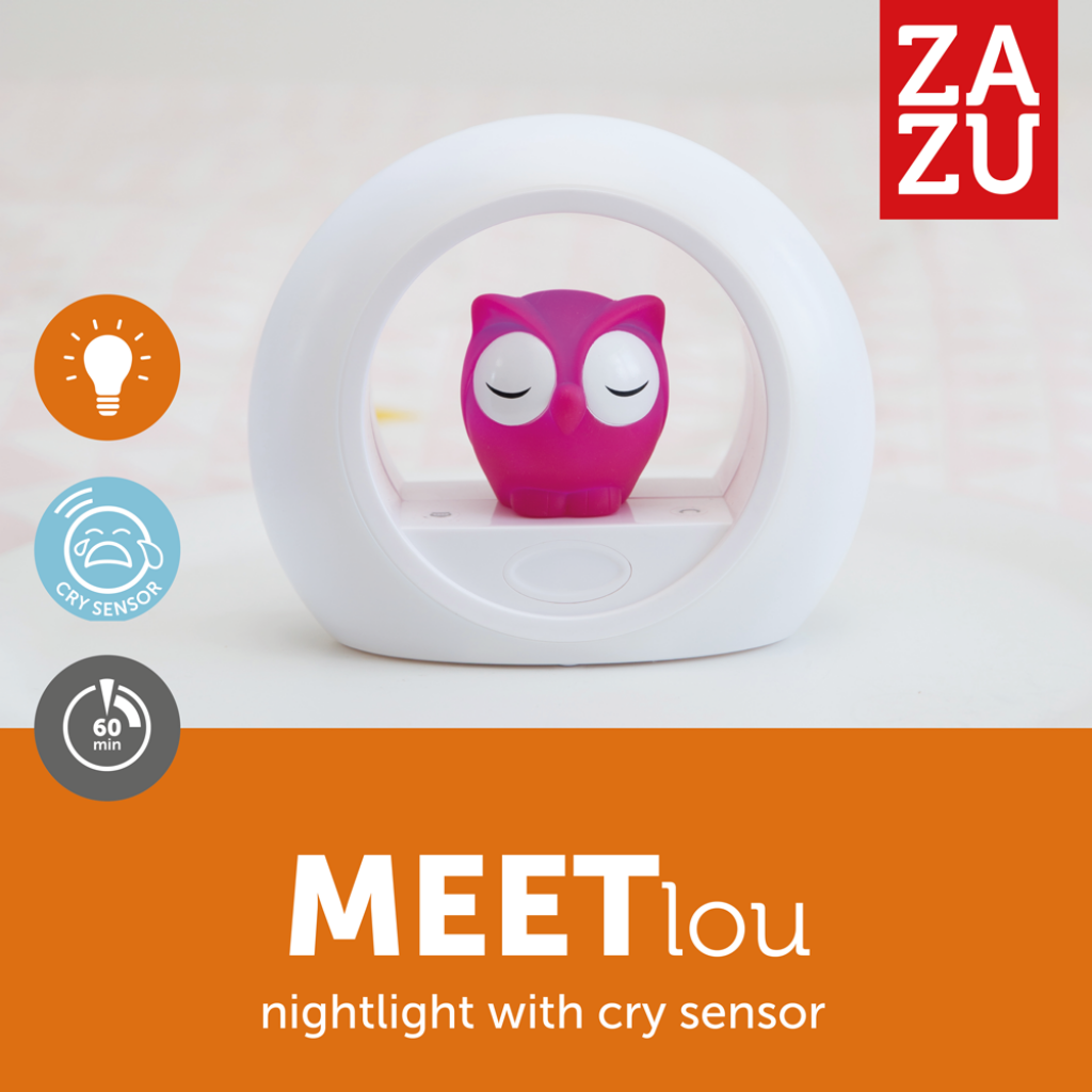 Nightlight with Cry Sensor - Lou the Owl - Nightlight