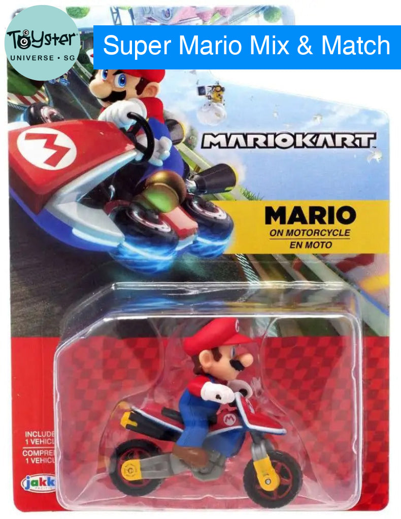 Nintendo Super Mario Kart Racers Wave 6 - Mario on Motorcycle - Nintendo