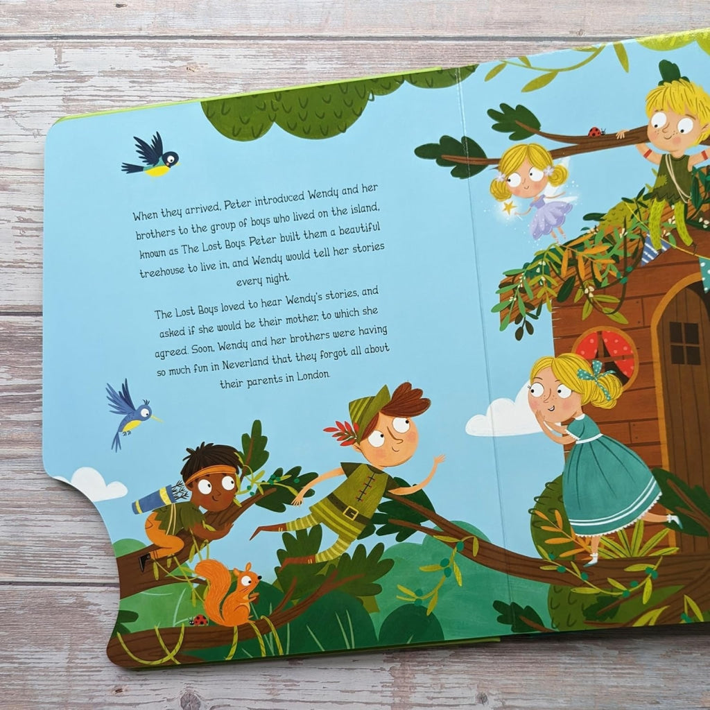 North Parade Jumbo 6 Button Sound Book - Peter Pan North Parade