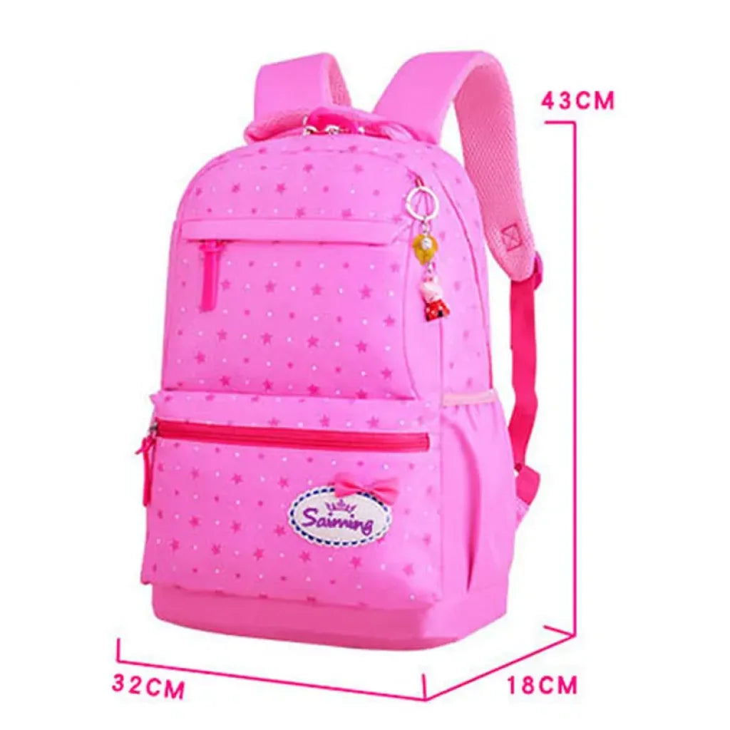 Orthopedic Backpack Satchel Kids Blue Pink