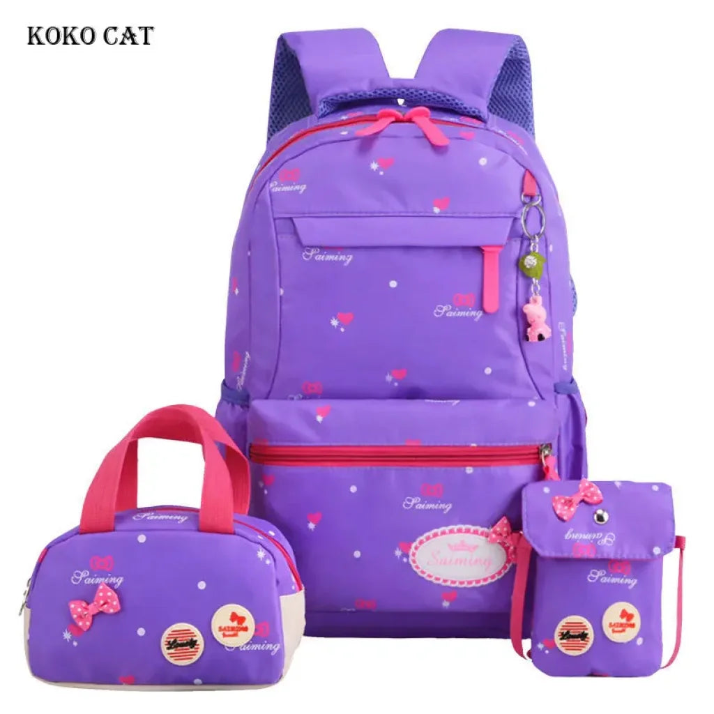 Orthopedic Backpack Satchel Kids Darkblue