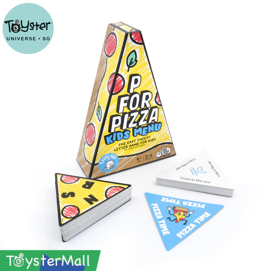 P for Pizza Kids Menu - Easy Cheesy Letter Game - Board Games