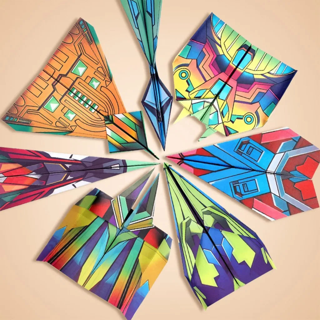 Paper Airplane Book 12 Patterns - A