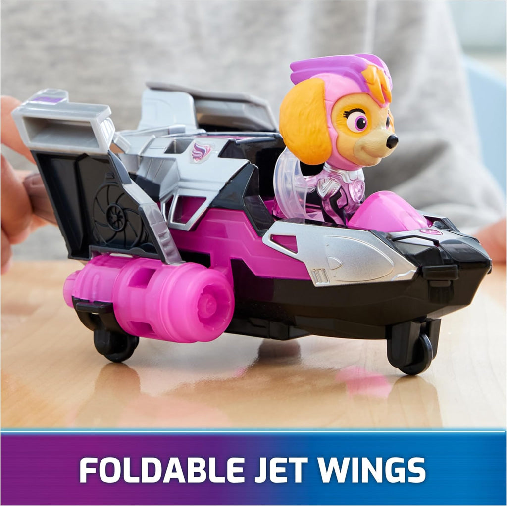 Paw Patrol Airplane Toy With Skye Mighty Pups Action Figure Lights And Sounds