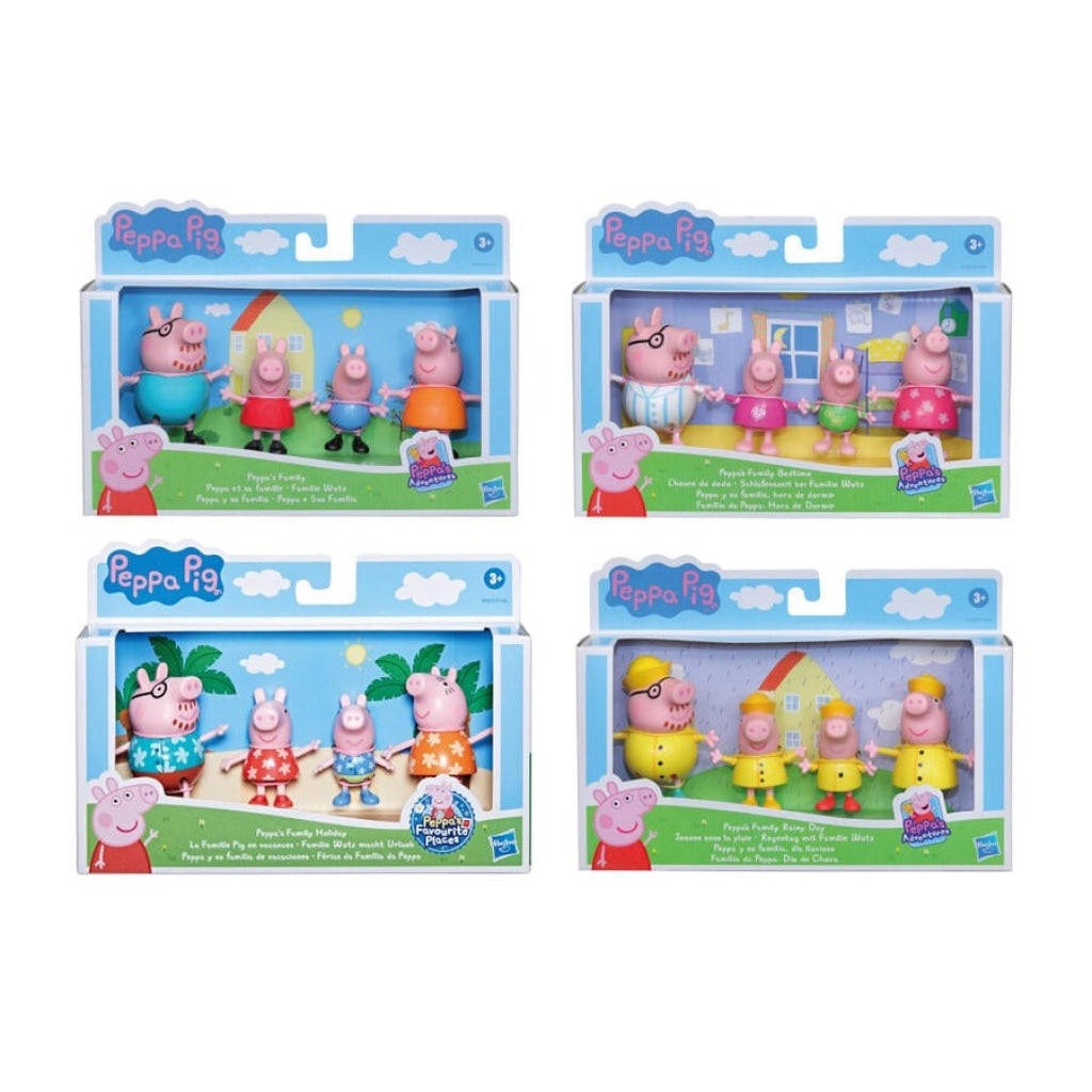 Peppa Pig Family 4 Pack - Assorted - Peppa Pig